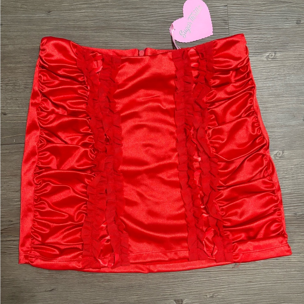 NWT Dolls Kill / Sugar Thrillz Charm And Cherish Mini Skirt